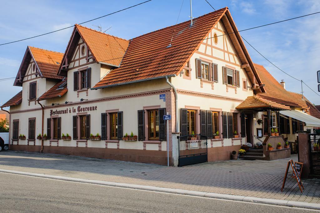 Hotel Restaurant La Couronne Roppenheim Exterior photo
